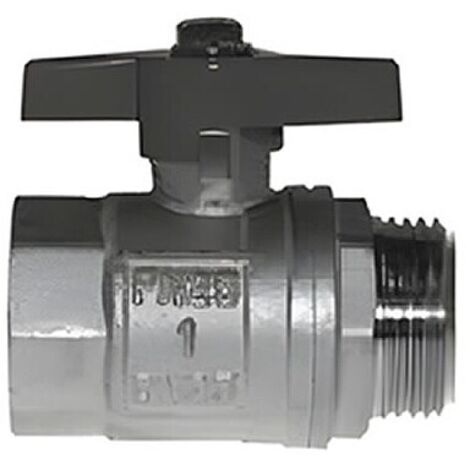 Viessmann Kugelhahn G 1'' IG-AG für Anschluss an Edelstahl Heizkreisverteiler - 7568330