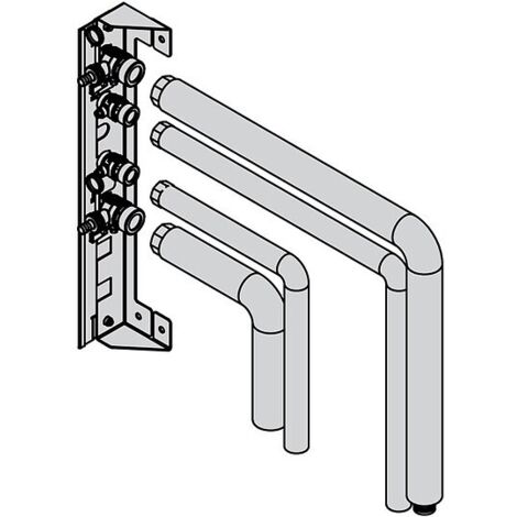 Viessmann Montagehilfe Kompaktgerät für einen Heiz-/Kühlkreis - Aufputzinstallation nach links - ZK06408