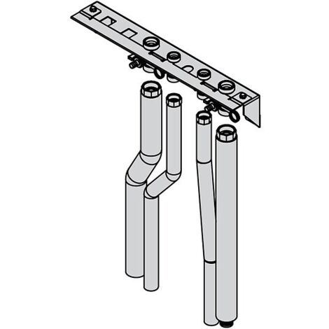 Viessmann Montagehilfe Kompaktgerät für einen Heiz-/Kühlkreis - Aufputzinstallation nach oben - ZK06407