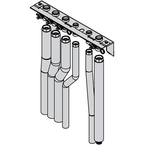 Viessmann Montagehilfe Kompaktgerät für zwei Heiz-/Kühlkreise - Aufputzinstallation nach oben - ZK06410