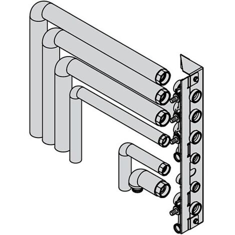 Viessmann Montagehilfe Kompaktgerät für zwei Heiz-/Kühlkreise - Aufputzinstallation nach rechts - ZK06412