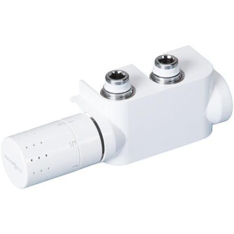 Viessmann Ventilhahnblock mit Design-Thermostatkopf chrom, links 7750493