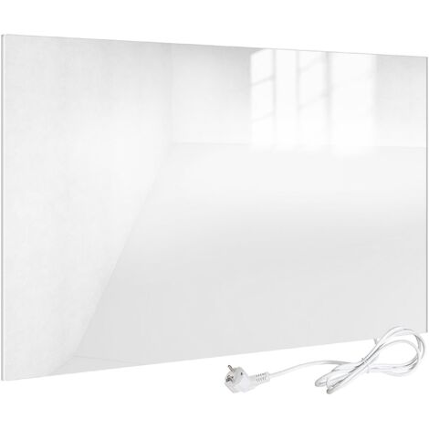 VIESTA® Calefactor Infrarrojo de Cristal 450 W – Panel de Calefacción Eficiente con Tecnología Carbon Crystal y Interruptor de Encendido/Apagado – Radiador de Pared Plano de Cristal de Seguridad