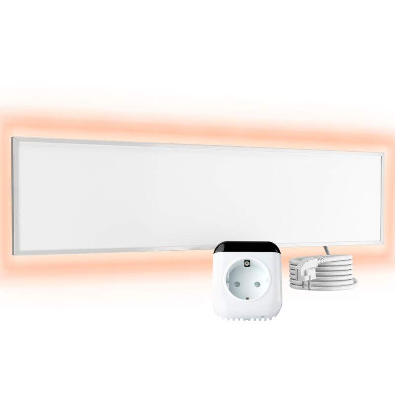 Viesta - CF360 120x30 chauffage infrarouge blanc 360 watts +Thermostat TH70 wifi