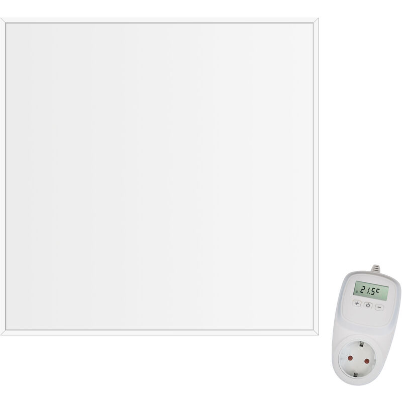 

CF360 62x62cm Panel Radiador de infrarrojos para techos Carbon Crystal (última tecnología) Calefacción ultradelgado Blanco - 360 W + Termostato TH10