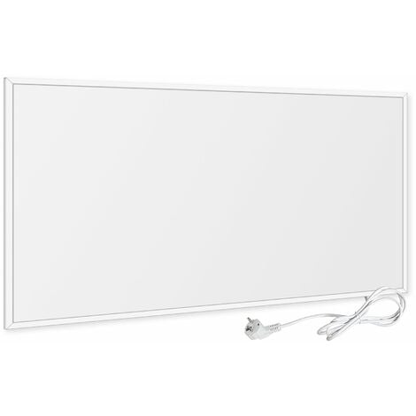 Viesta F450 panneau de chauffage infrarouge Crystal Carbon (dernière technologie) panneau radiateur ultra mince chauffage mural blanc - 450 Watt