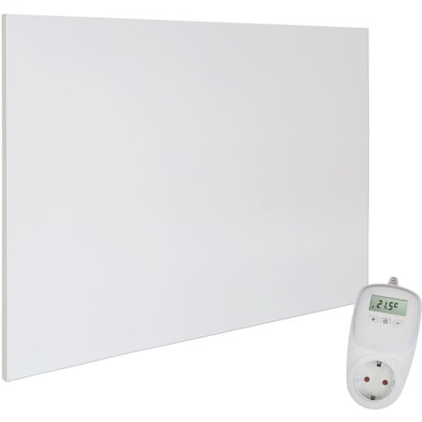 VIESTA® H1200 Infrarotheizung Wandheizung - Infrarotheizung 1200W mit Thermostat - Infrarotheizung Panel für Wandmontage - Infrarot Heizkörper + TH10 Thermostat