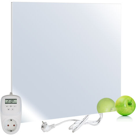 VIESTA H320-SP Chauffage infrarouge 320 watts, miroir + thermostat VIESTA TH12