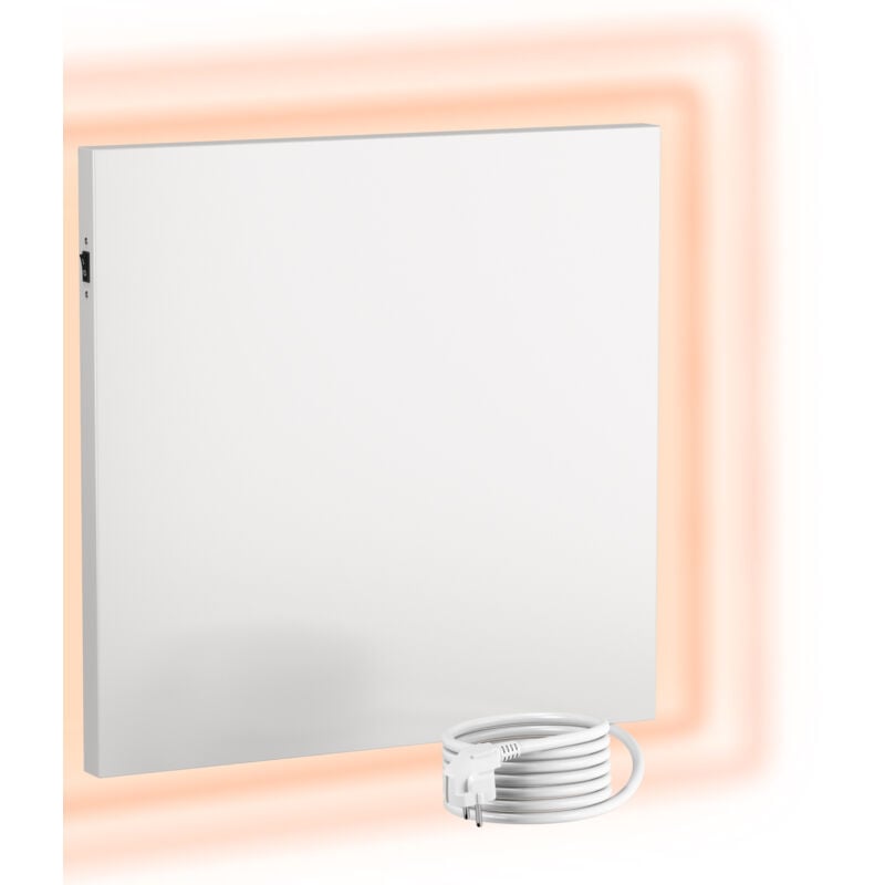 H400 Chauffage Infrarouge Chauffage Mural – Chauffage Infrarouge de 400 Watts sans Thermostat – Panneau Infrarouge pour Montage Mural – Radiateur