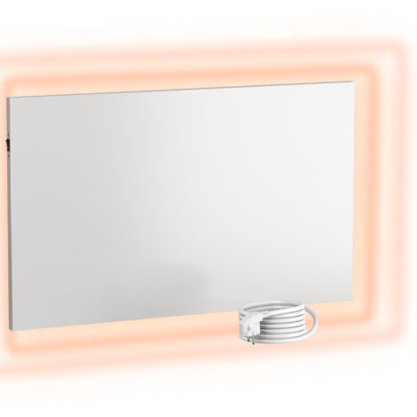 VIESTA® H600 Chauffage Infrarouge Chauffage Mural – Chauffage Infrarouge de 600 Watts sans Thermostat – Panneau Infrarouge pour Montage Mural – Radiateur Infrarouge pour Chauffage Écologique