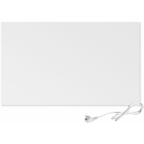 VIESTA H600 Infrarotheizung Carbon Crystal (neueste Technologie), ultraflache Wandheizung, weiß, 600 Watt, ohne Rahmen, 2 Jahre Garantie