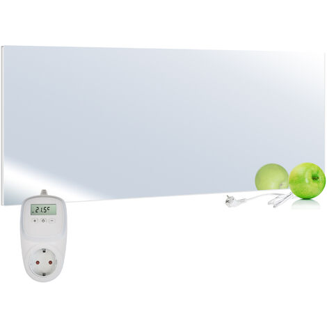 Viesta H700-SP Espejo calefactor infrarrojo 700 Watt + termostato VIESTA TH10