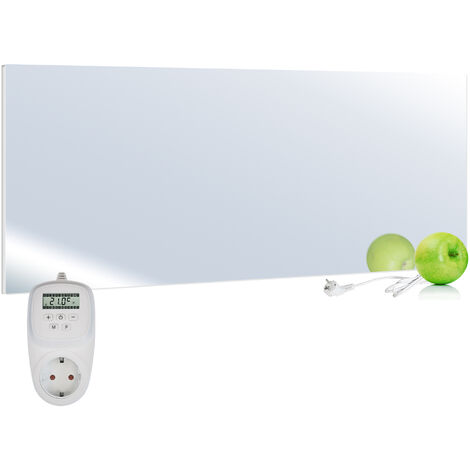 Viesta H700-SP Espejo calefactor infrarrojo 700 Watt + termostato VIESTA TH12