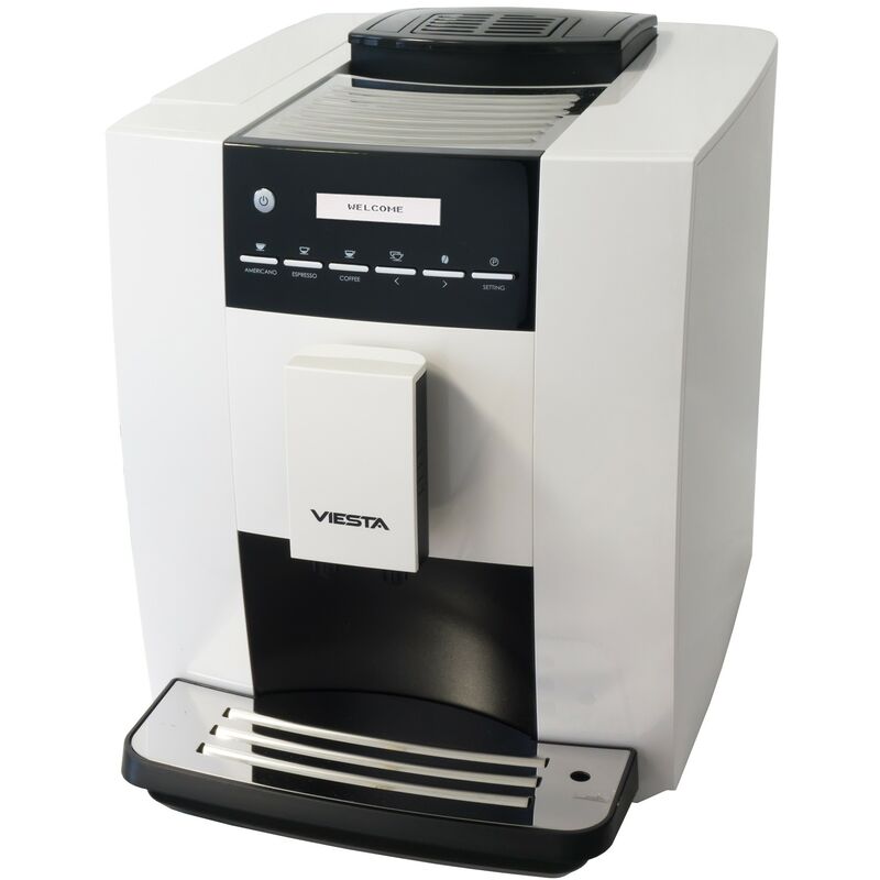 

Máquina de café CB300S- Alta potencia (1,8 litros, 19 bar, 1400 vatios, pantalla-menú LCD) - Máquina de café Modelo 2017 - Viesta