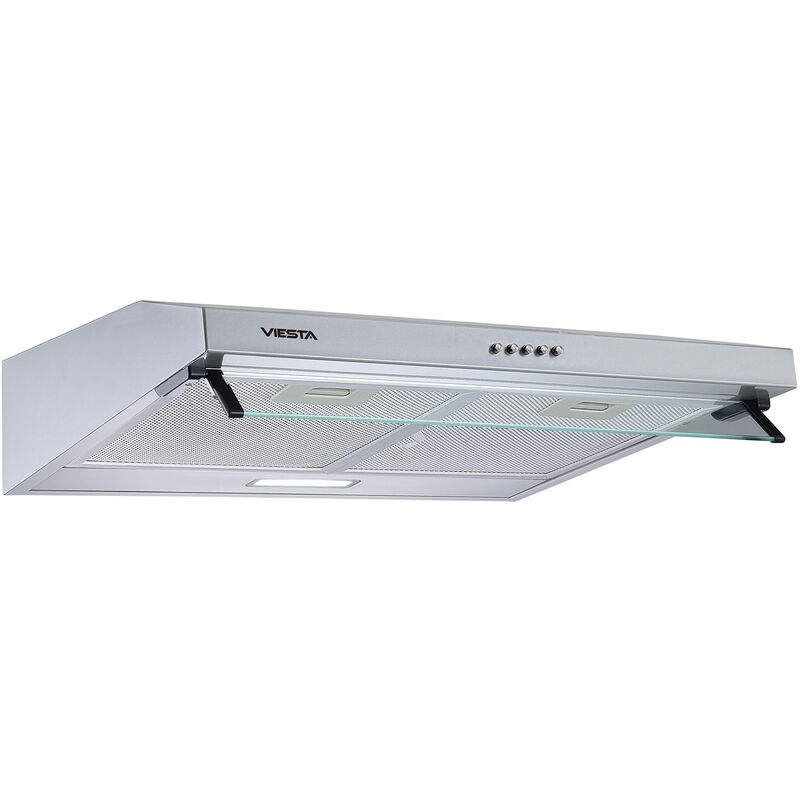 

VIESTA VDU6080SR subestructura - campana extractora 60cm - instalación campana de pared y LED - función escape y recirculación - acero inoxidable
