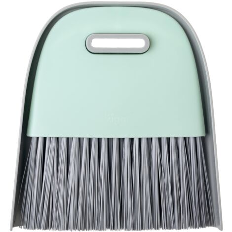 VIGAR Rengo-Set di Pulizia da Tavolo con Scopa e Paletta, Blu/Grigio, 16,5x3,5x3,5 cm