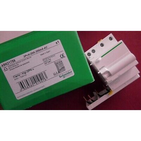 VIGI DPN 3P+N 25A 300mA-AC SCHNEIDER A9N21756 BLOC DIFFERENTIEL ( DT40 )