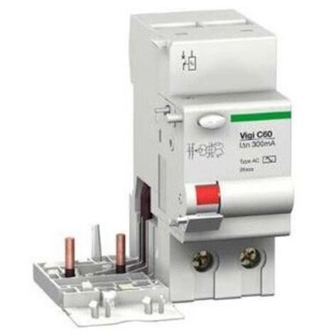VIGI iC60  2P  63A 300mA-AC SCHNEIDER  A9W14263  Bloc Différentiel