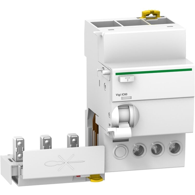 Schneider Electric - Acti9, Vigi iC60, bloc différentiel 3P 25A 30mA type a Si 230-240/400-415V - A9Q31325