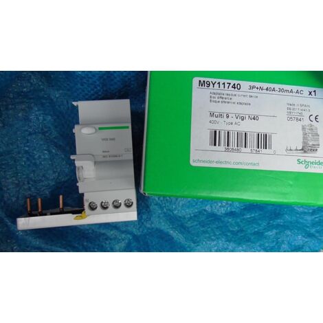 VIGI N40 3P+N 40A 30mA-AC SCHNEIDER M9Y11740 BLOC DIFFERENTIEL DT40