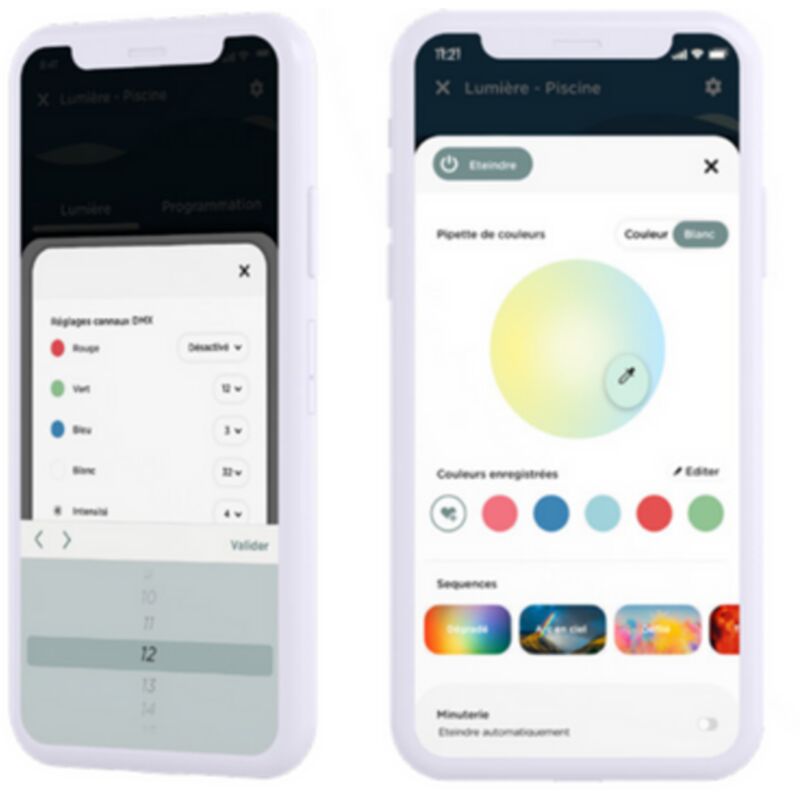 VigiBrio: Controleur d'éclairage avec l'application VigiPool -