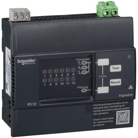 Vigilohm - localisateur automatique d'isolement - 12 voies - 110-440VCA/CC