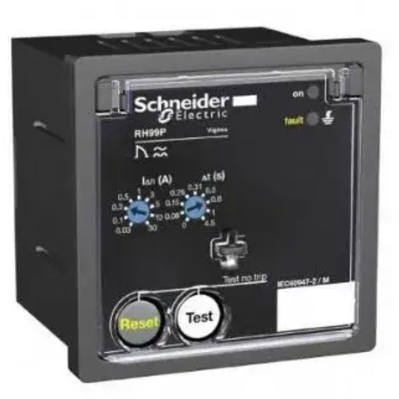 Schneider Electric - schneider 56270 Vigirex RH99P 12-24VAC/12 -48VCC sensibilité 0,03A-30A instantané ou temporisé