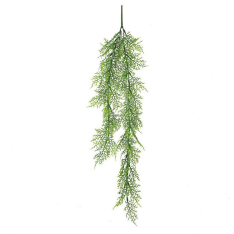 Vigne artificielle suspendue 70cm, fausses feuilles de lierre, couronne, feuille de rotin en plastique, plantes vertes 2pcs