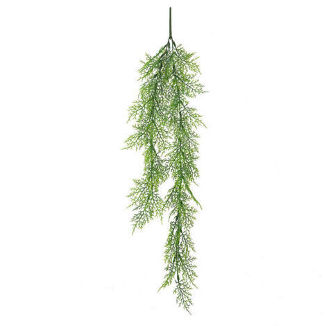 Vigne artificielle suspendue 70cm, fausses feuilles de lierre, couronne, feuille de rotin en plastique, plantes vertes 2pcs