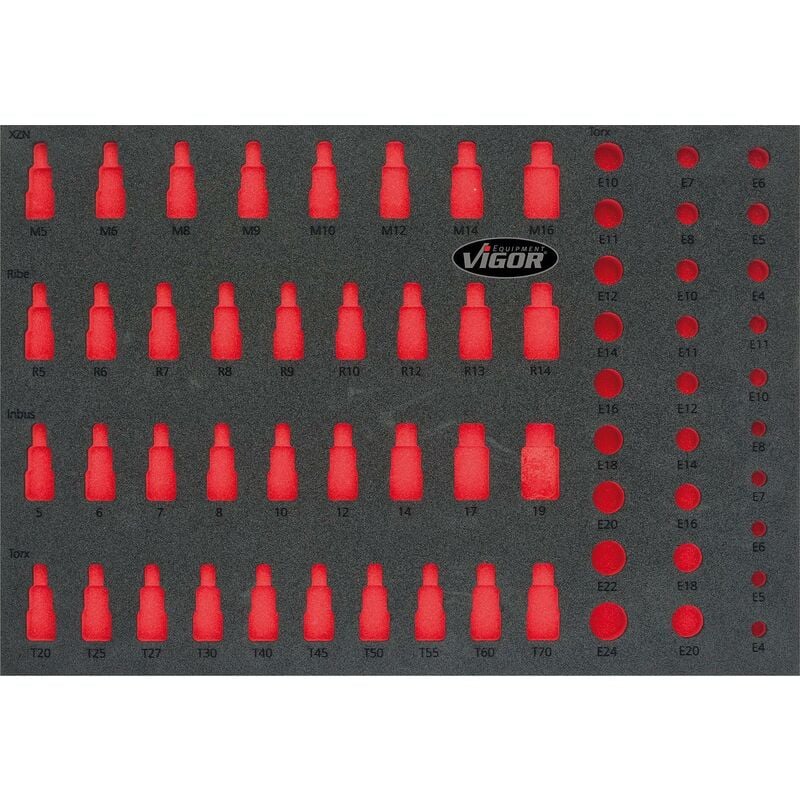 Soft foam insert ∙ empty ∙ V2838
