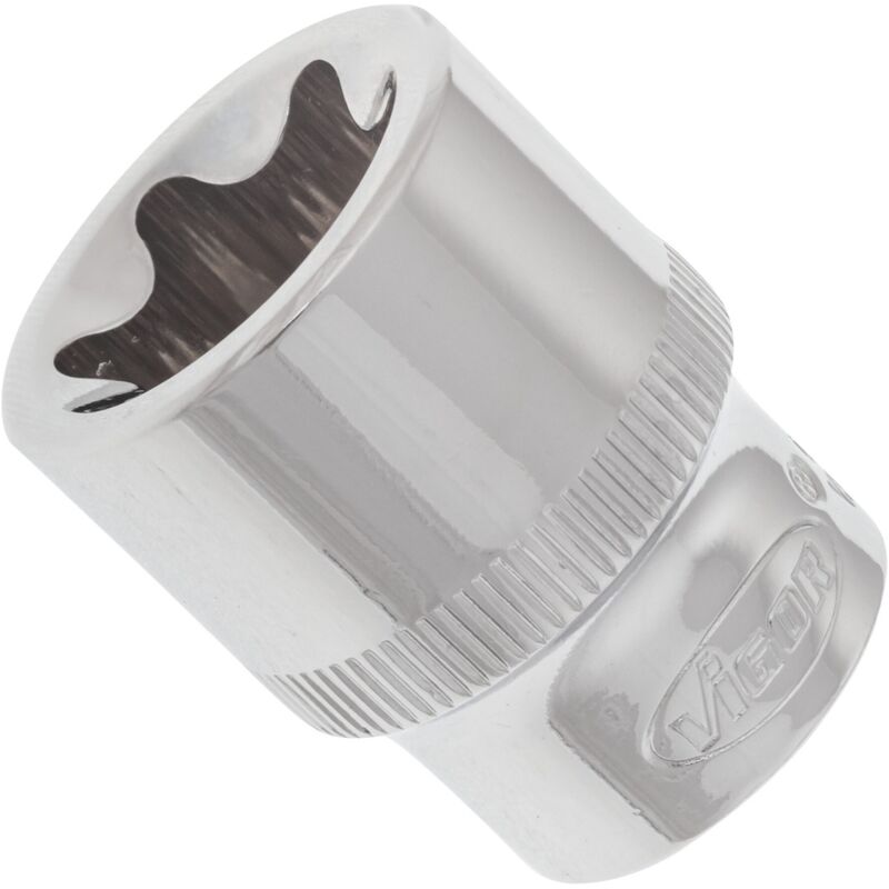 Image of Vigor - t Steckschlüsseleinsatz, Vierkant hohl 10 mm (3/8), Außen torx Profil, E20