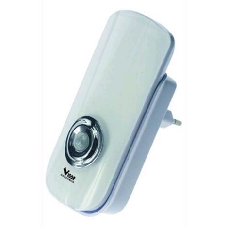 Vigor 34281-13 Trendy Lampada di Emergenza Li-Ion 16+2 LED Torcia Sensore Movimento 3.7V 500mAh 220-240V