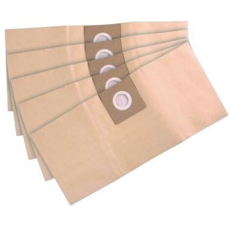 VIGOR-BLINKY 99398-02 VBA-15L Sacchetti di ricambio in carta per aspirapolvere confezione da 5 pezzi