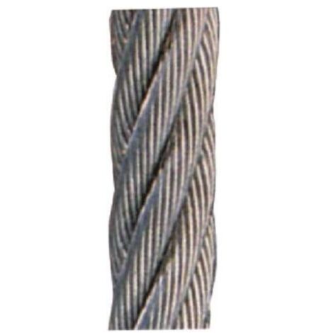 Vigor-Blinky Funi Acciaio Inox 49 Fili Aisi 316 100mt Diametro 3mm