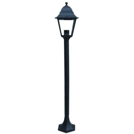 Vigor Blinky - Lanterna per Esterni Filicudi Palo 1 Luce, Elettrico, Nero, Altezza 110 cm