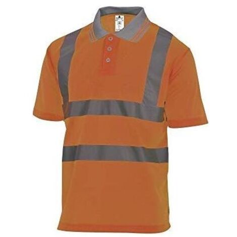 Vigor-Blinky Polo Panoply Offshore-HV Arancio-Fluo Taglia XXL
