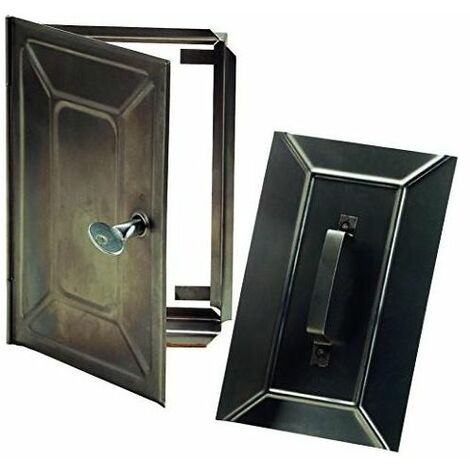 Vigor-Blinky Portine Camino Doppie con Chiave in Acciaio Inox 155x235mm