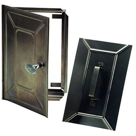 Vigor-Blinky Portine Camino Doppie con Chiave in Acciaio Inox 155x235mm