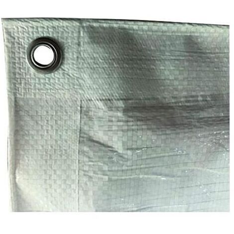 Vigor-Blinky Rete per Ponteggi Occhiellata Bianca Antipolvere 1.9x10mt