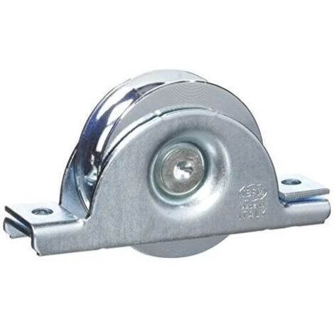Vigor-Blinky Ruote per Cancelli Gola U-20 Art. 392l con Supporto Diametro 80mm