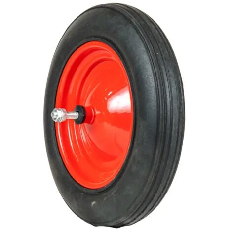 Vigor-Blinky Ruote per Carriole Perno Corto 17cm Piena