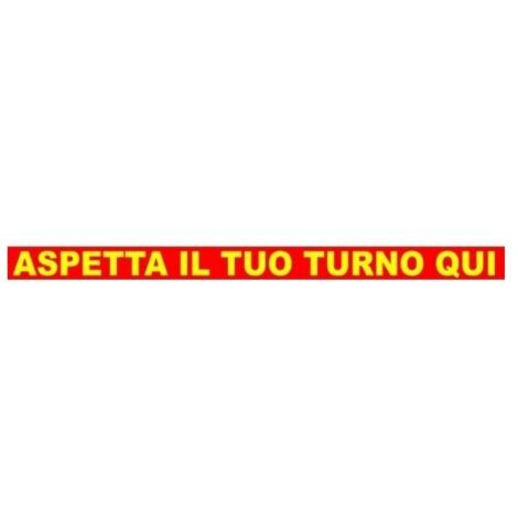 Vigor-Blinky Segnali Adesivi Calpestabili Aspetta Qui il Turno 100x6.5cm