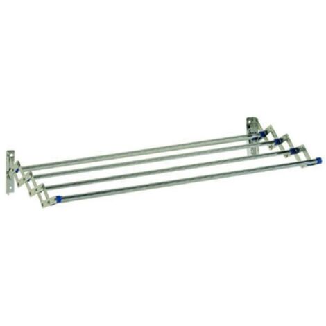 VIGOR-BLINKY Stendibiancheria Soffietto Inox 18-10 120 cm per Cura e Pulizia della Casa