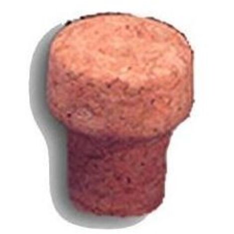 Vigor-Blinky Tappi Sughero Paraffinati Microgranulato 100 Pezzi 26x42mm
