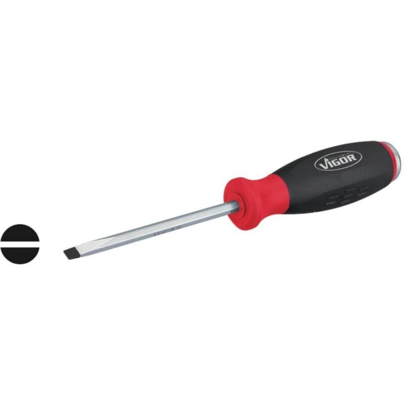 Screwdriver for slotted screws with impact cap ∙ V3598 ∙ Profilo ad intaglio ∙ Size 1 x 4.5 mm