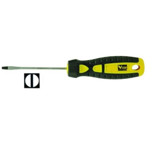 VIGOR - CACCIAVITE A TAGLIO IN ACCIAIO CROMO VANADIO 4X125MM