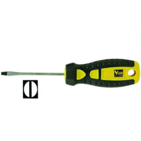 VIGOR - CACCIAVITE A TAGLIO IN ACCIAIO CROMO VANADIO - 5X100MM