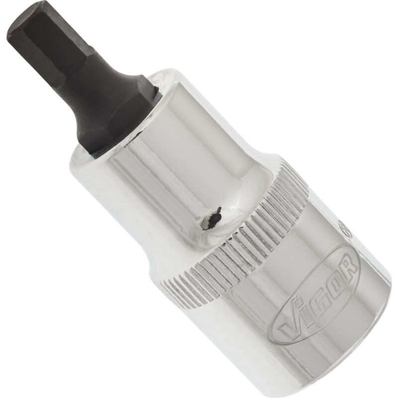 Screwdriver socket for inside hexagon screws ∙ V2102 ∙ Attacco quadro, cavo, 1/2 di pollice (12,5 mm) ∙ Profilo esagonale interno ∙ Size 6 mm