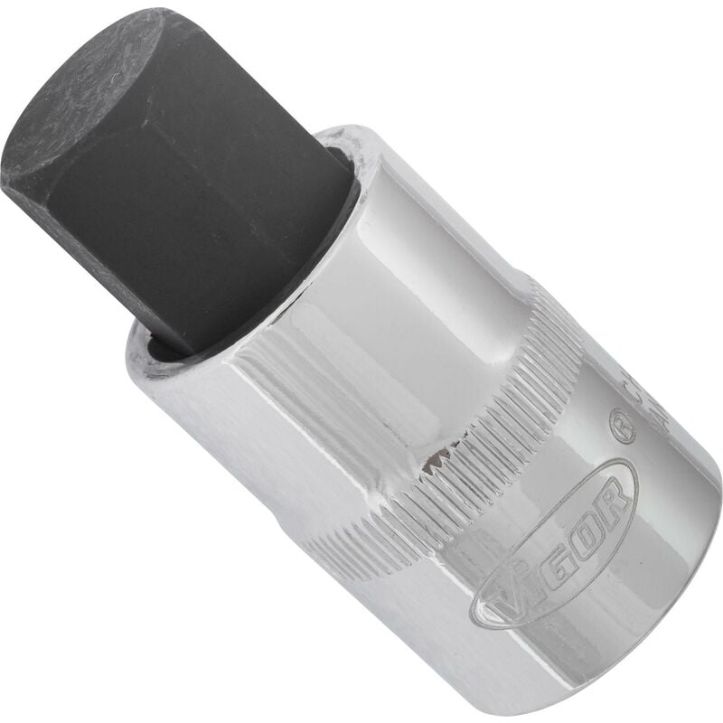 Screwdriver socket for inside hexagon screws ∙ V2069 ∙ Attacco quadro, cavo, 1/2 di pollice (12,5 mm) ∙ Profilo esagonale interno ∙ Size 17 mm