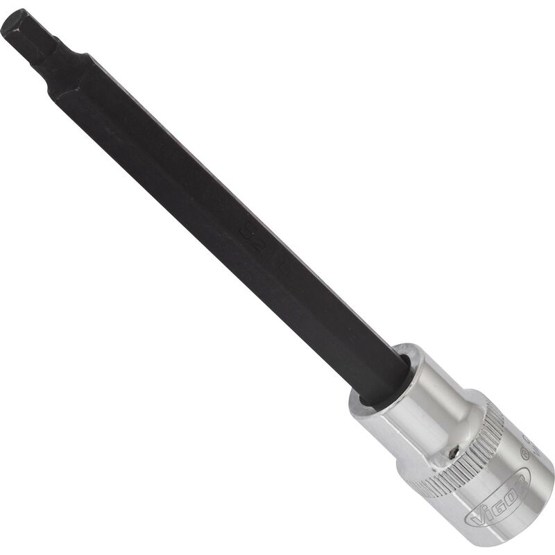 Screwdriver socket for inside hexagon screws ∙ V2081 ∙ Attacco quadro, cavo, 1/2 di pollice (12,5 mm) ∙ Profilo esagonale interno ∙ Size 6 mm